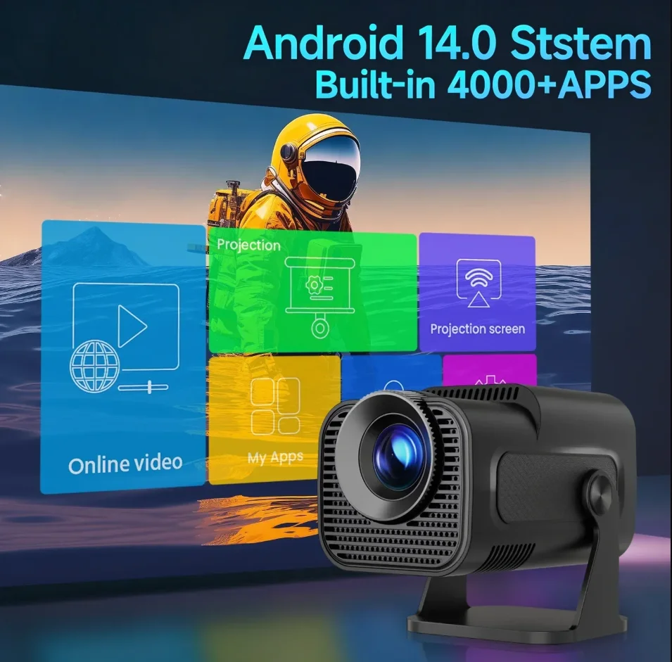 Projetor Smart HY 320 Android Full HD 1920x1080 Bluetooth Wi-fi